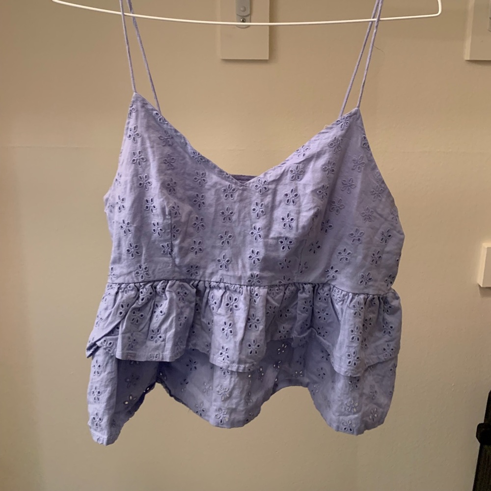 ASOS brand new purple flared top
